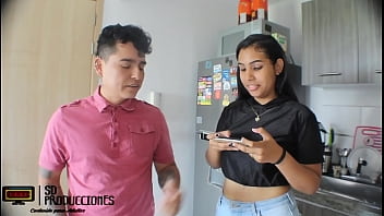 Latina teen celebrates her birthday with her stepbrother's intimate gift